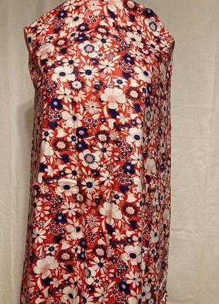 Відріз тканини ситець принт квіти