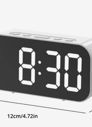 Электронные часы настольные с led-подсветкой термометр и будильник