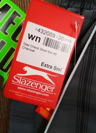 Мужские спортивные серые шорты xs slazenger оригинал4 фото