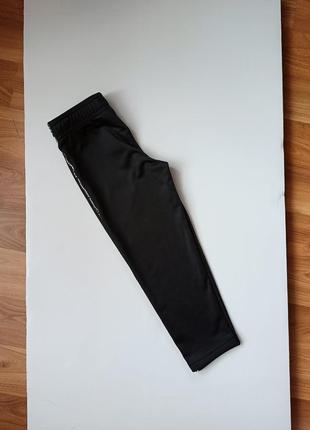 Спортивные штаны, черные с фирменной лентой4 фото