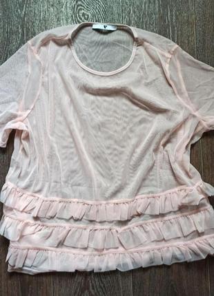 Блуза сеточка + майка