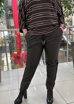 Жіночі брюки кожзам турція lady coconad штучна шкіра2 фото