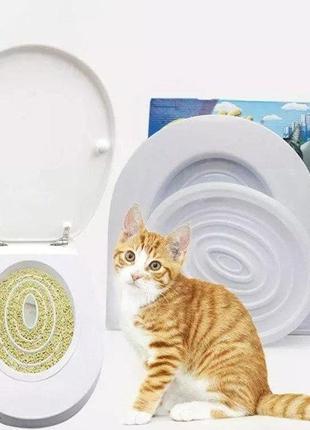 Набір для привчання кішок до унітаза citikitty cat toilet training kit2 фото