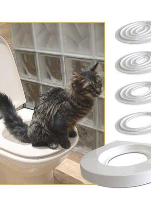 Набір для привчання кішок до унітаза citikitty cat toilet training kit6 фото