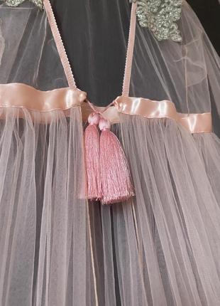 Пеньюар, будуарне платт,халат chocolate lingerie5 фото