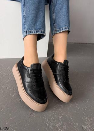 Кеди шкіряні