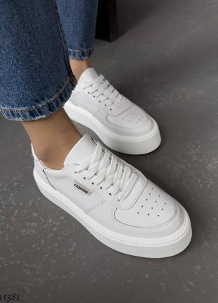 Кеди шкіряні