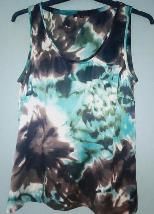 Красива шовкова блуза майка шовк