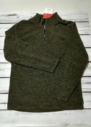 Теплая мужская флисовая кофта флиска толстовка свитер