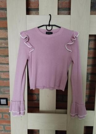 Ніжно-рожевий жіночий светр від topshop у розмірі s-m5 фото