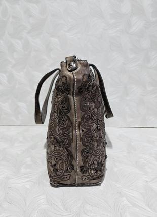Красива шкіряна сумка campomaggi, оригинал3 фото