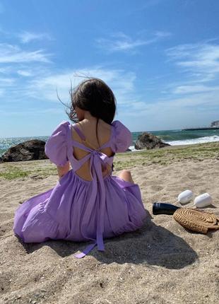 Шикарне ошатне пишна сукня коктейльне балон з відкритою спиною