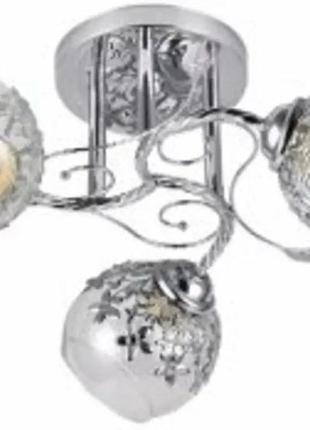 Люстра потолочная на 3 плафона sirius 199162/3 cr