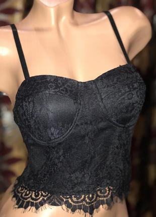 ⭐️ мереживний бюстгальтер топ tally weijl •70a/в ⭐️