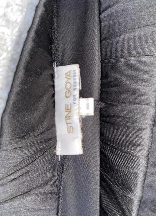 Стильные стрейчевые ластиковые штанишки с матней бренд stine goya for weekday5 фото