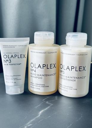 Olaplex набор ухода для поврежденных волос (шампунь, кондиционер и маска)