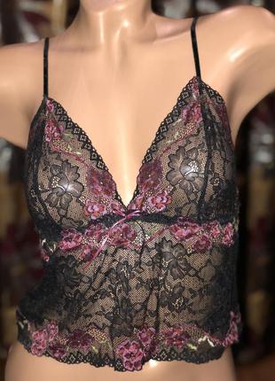 ⭐️ чарівний мереживний топ marks&spencer •75в ⭐️