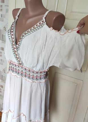 Стильное платье сарафан туника стразы.