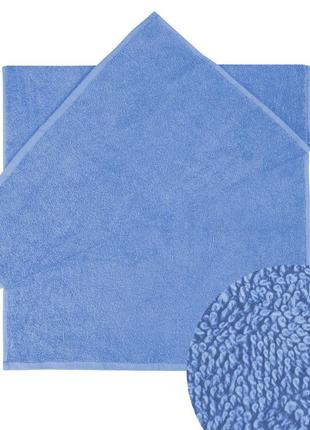Полотенце махровое 70×140 голубое, пл. 400