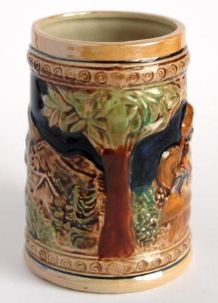 Коллекционная пивная кружка 450 мл художественная керамика germany No23 фото