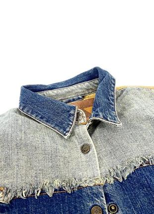 Куртка джинсовая, винтажная cars jeans, качественная, размер 8 (s, 42), отличное состояние7 фото