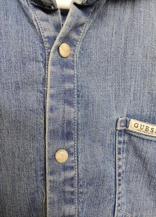 Мужская джинсовая рубашка guess9 фото