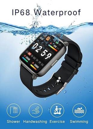 Умные смарт часы для фитнеса с сенсорным экраном 1,69 дюйма для мужчин и женщин, водонепроницаемые умные часы5 фото