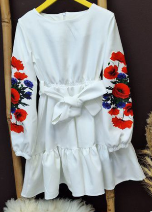 Платье в стиле вышиванка