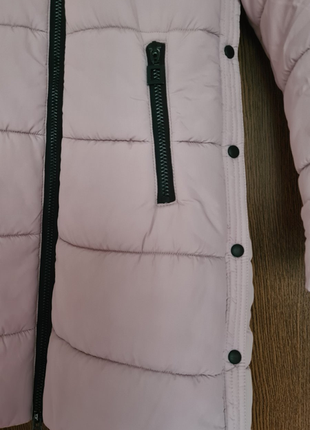 Пальто, пуховик, зима, бренд nui very, рост 158см, пудра6 фото