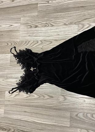 Черное платье/ вечернее платье/ мини платье/ короткое платье/ готический стиль1 фото