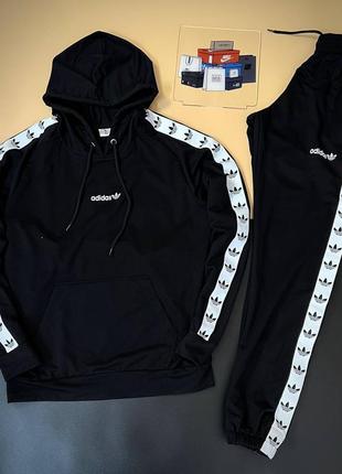 Спортивный костюм на лампасах адедас adidas кофта худи штаны