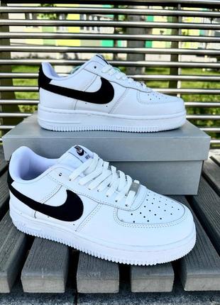 Белые кожаные кроссовки женские nike air force. жэнкие кроссовки кожужа 36-40
