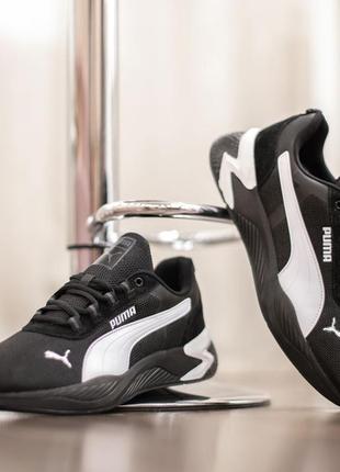 Распродажа! puma кроссовки мужские весенние осенние демисезонные демисезонное качество черные с белым пума3 фото