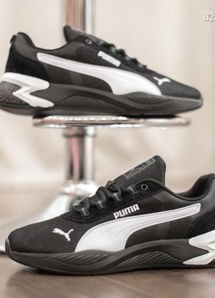 Розпродаж! puma кросівки чоловічі весняні осінні демісезонні демісезон відмінна якість чорні з білим пума