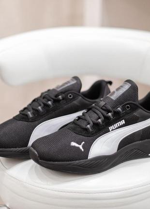 Распродажа! puma кроссовки мужские весенние осенние демисезонные демисезонное качество черные с белым пума4 фото