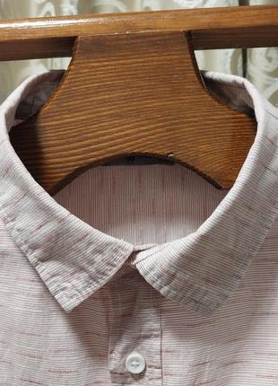 Качественная стильная брендовая рубашка tu 100% cotton5 фото