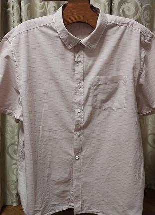 Качественная стильная брендовая рубашка tu 100% cotton3 фото