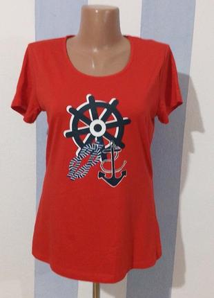 Натуральна котонова футболка стан нової