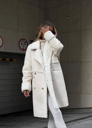 Жіноча подовжена довга дублянка,женская длинная дублёнка ,пальто,зимова куртка5 фото