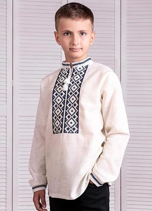 Лляна вишиванка (молочна)