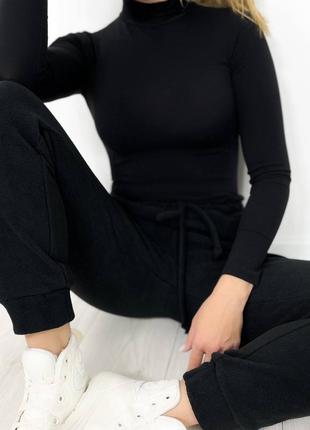 Спортивні штани жіночі джогери джоггери базові сірі чорні бежеві білі коричневі теплі на флісі флісові повсякденні на весну весняні зимові зиму батал