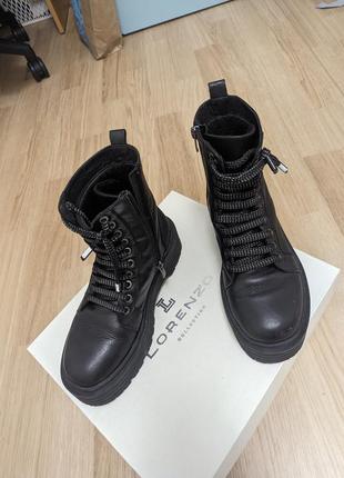 Ботинки кожа