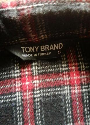 Зимова сорочка tony brand від zara, s/xs3 фото