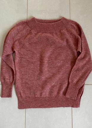 Шерстяний пуловер меланж розмір м