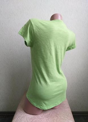 Салатовая футболка. туника. топ. лайм.4 фото