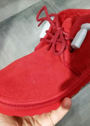 Теплі жіночі черевики уггі ugg australia neumel boot samba red2 фото