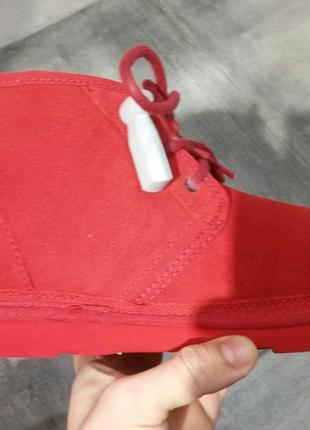 Теплі жіночі черевики уггі ugg australia neumel boot samba red4 фото