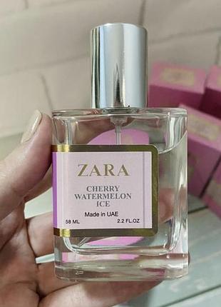 Парфюм женский -фруктовый и свежий аромат zara cherry watermelon ice 58 мл🍉