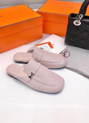 Мюлы в стиле hermes6 фото