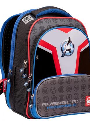 Рюкзак "yes" s-30 557364  juno ultra premium  "marvel.avengers", сірий/чорний, шт
